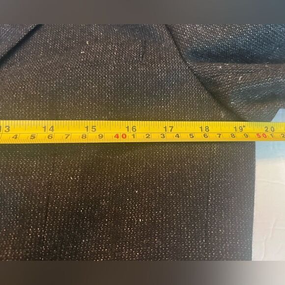 COPY - Duchamp Wool Blend Sportscoat Blazer Sz 38R Black White Flecks Med Weigh… - Picture 5 of 12